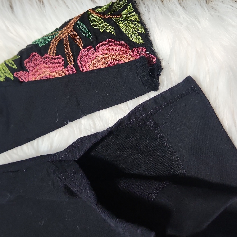 EUC Anthropologie Tiny Petites Embroidered Pheonix Shirt- XSP - Picture 7 of 12